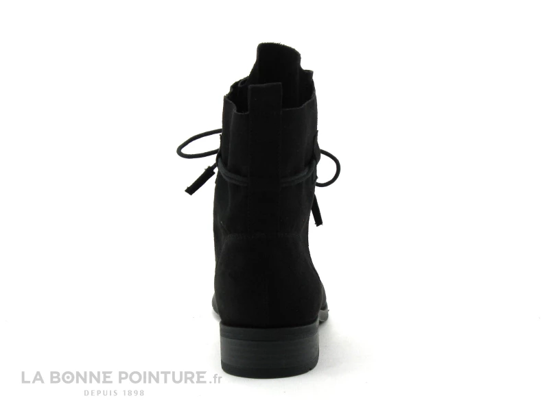 Vente flash ? Femme Marco Tozzi 2-25112-27 Black - Bottine Lacet En Velours Noir ⭐ 4 Vente flash ? Femme Marco Tozzi 2-25112-27 Black - Bottine Lacet En Velours Noir ⭐ – Image 4