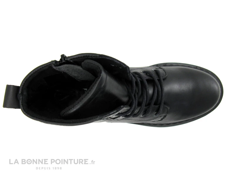 Tout neuf ? Moran's Morans SALBAIN Noir - ? Boots Femme Cuir Noir Avec Lacet Et Zip ? 6 Tout neuf ? Moran's Morans SALBAIN Noir - ? Boots Femme Cuir Noir Avec Lacet Et Zip ? – Image 6