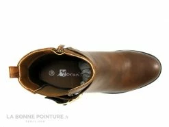 Vente flash ❤️ Moran's Morans TAXANE Cognac 30281 - Bottine Femme Marron - Arriere Croco ? -Mustang Shop unnamed file 5784