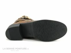 Vente flash ❤️ Moran's Morans TAXANE Cognac 30281 - Bottine Femme Marron - Arriere Croco ? -Mustang Shop unnamed file 5785