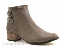Offres ⭐ Feel'In Feel In HUROISE Taupe - Python - ? Boots Femme ⭐