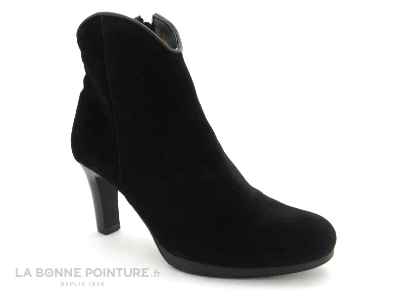 Le moins cher ? Femme Fugitive EJEA ? Boots à Talon Velours Noir ? 1 Le moins cher ? Femme Fugitive EJEA ? Boots à Talon Velours Noir ?