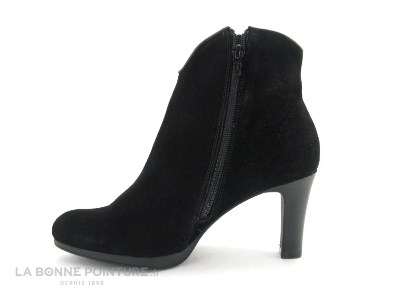 Le moins cher ? Femme Fugitive EJEA ? Boots à Talon Velours Noir ? 3 Le moins cher ? Femme Fugitive EJEA ? Boots à Talon Velours Noir ? – Image 3