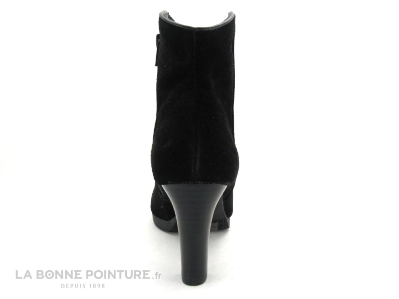 Le moins cher ? Femme Fugitive EJEA ? Boots à Talon Velours Noir ? 4 Le moins cher ? Femme Fugitive EJEA ? Boots à Talon Velours Noir ? – Image 4