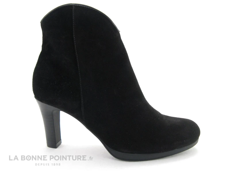 Le moins cher ? Femme Fugitive EJEA ? Boots à Talon Velours Noir ? 5 Le moins cher ? Femme Fugitive EJEA ? Boots à Talon Velours Noir ? – Image 5