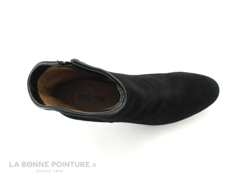 Le moins cher ? Femme Fugitive EJEA ? Boots à Talon Velours Noir ? 6 Le moins cher ? Femme Fugitive EJEA ? Boots à Talon Velours Noir ? – Image 6