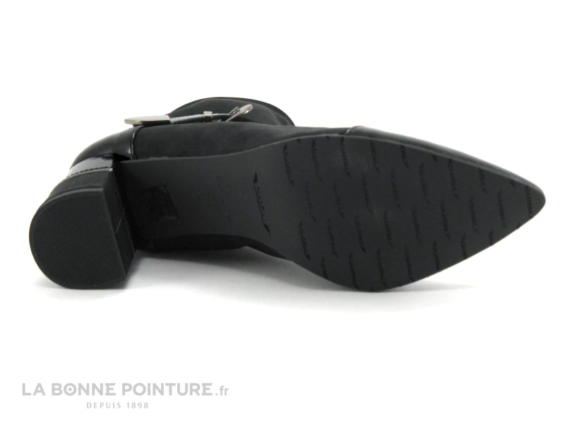 Remise ? Femme Cardenal CANNES - CL3406 - Verni Noir - Nubuck Noir - ? Boots Talon ? 7 Remise ? Femme Cardenal CANNES - CL3406 - Verni Noir - Nubuck Noir - ? Boots Talon ? – Image 7