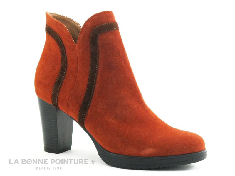 De gros ? Emilie Karston VASOR Vel Brick Tabac - ? Boots Femme Talon Haut ? 5 De gros ? Emilie Karston VASOR Vel Brick Tabac - ? Boots Femme Talon Haut ? – Image 5