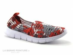 Meilleure affaire ⭐ Moran's Morans KAFIA - Orange - Gris - Basket Elastique Femme ⭐