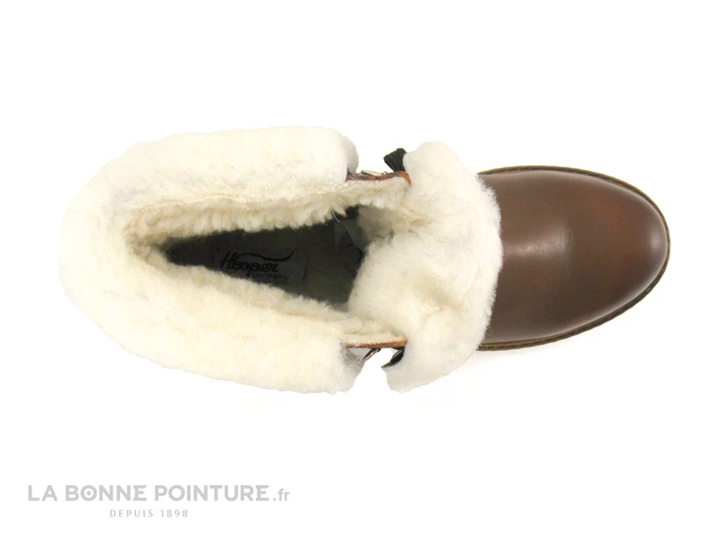 Grosses soldes ❤️ Hooper Messine Tan - Marron - Col Fourrure - Bottine Femme ? 6 Grosses soldes ❤️ Hooper Messine Tan - Marron - Col Fourrure - Bottine Femme ? – Image 6