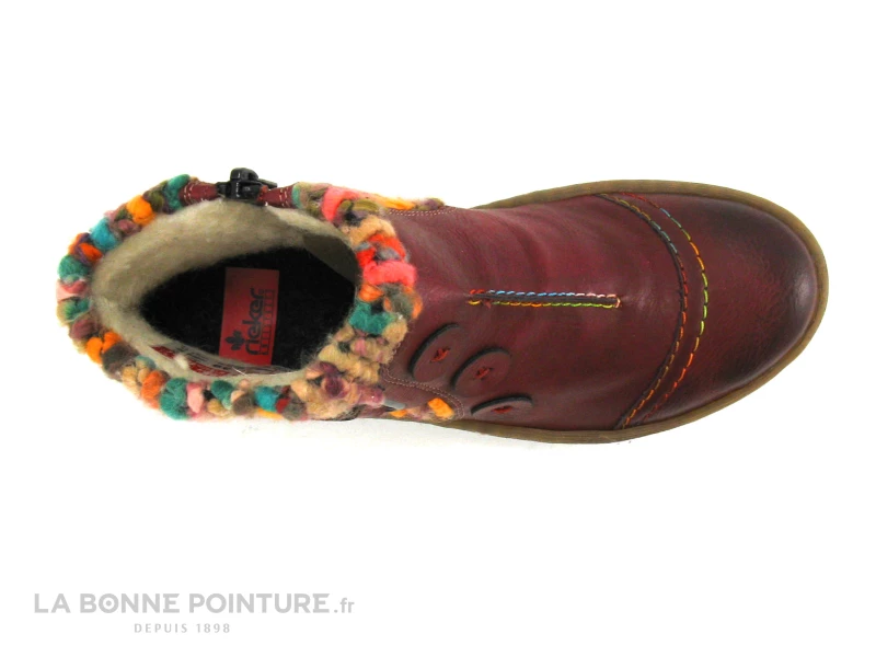 Meilleure affaire ? Rieker Z6759-35 Rouge - Lainage Multi - Bottine Femme ? 6 Meilleure affaire ? Rieker Z6759-35 Rouge - Lainage Multi - Bottine Femme ? – Image 6
