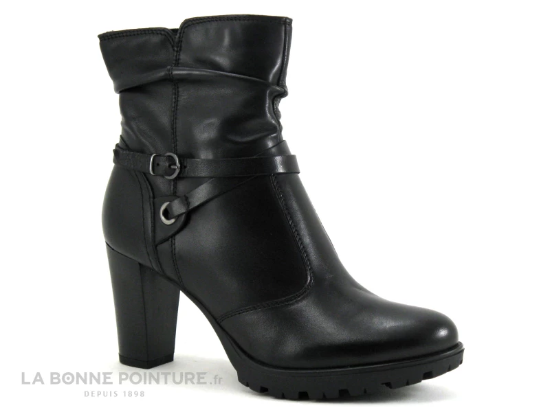 Budget ⌛ Femme ? ShoeLab 5782 Ginny Noir - Bottine Talon Haut - Tige Froncee ? 1 Budget ⌛ Femme ? ShoeLab 5782 Ginny Noir - Bottine Talon Haut - Tige Froncee ?