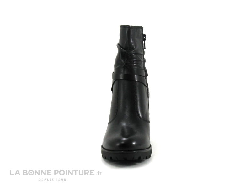 Budget ⌛ Femme ? ShoeLab 5782 Ginny Noir - Bottine Talon Haut - Tige Froncee ? 2 Budget ⌛ Femme ? ShoeLab 5782 Ginny Noir - Bottine Talon Haut - Tige Froncee ? – Image 2