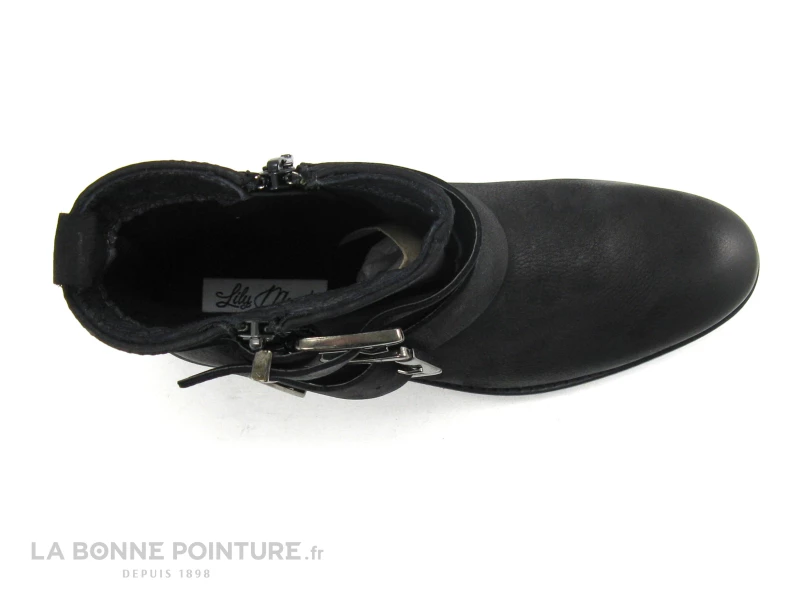 Promo ❤️ Lily Mood LIMI Noir - 2 Brides Boucles - Bottine Femme ⌛ 6 Promo ❤️ Lily Mood LIMI Noir - 2 Brides Boucles - Bottine Femme ⌛ – Image 6