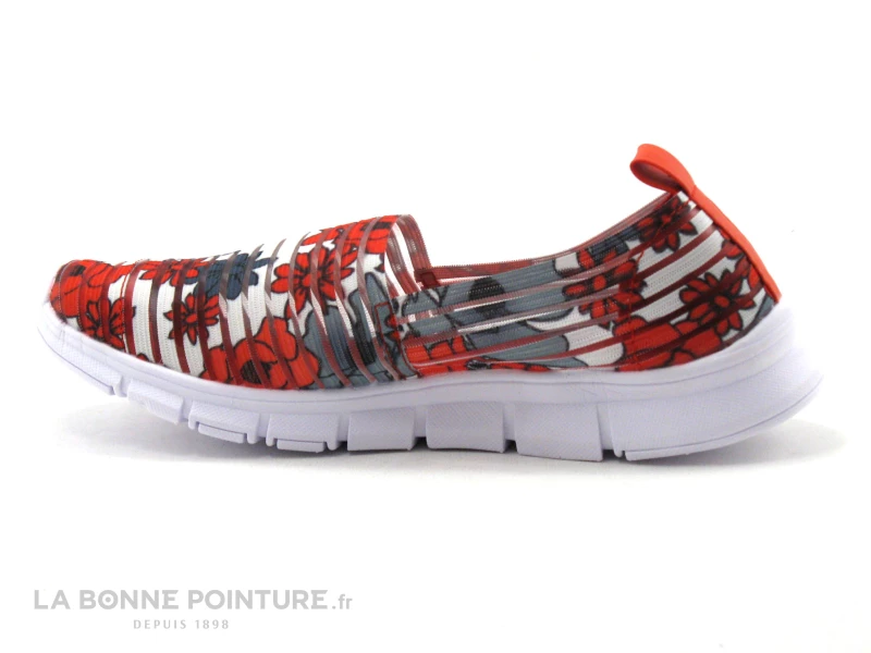 Meilleure affaire ⭐ Moran's Morans KAFIA - Orange - Gris - Basket Elastique Femme ⭐ 2 Meilleure affaire ⭐ Moran's Morans KAFIA - Orange - Gris - Basket Elastique Femme ⭐ – Image 2