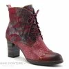 Nouveau ✨ Laura Vita ELCEAO 31 Wine ? Boots Femme Bordeaux Lacets ⭐ -Mustang Shop unnamed file 6101