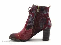 Nouveau ✨ Laura Vita ELCEAO 31 Wine ? Boots Femme Bordeaux Lacets ⭐ -Mustang Shop unnamed file 6103