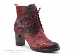 Nouveau ✨ Laura Vita ELCEAO 31 Wine ? Boots Femme Bordeaux Lacets ⭐ -Mustang Shop unnamed file 6105