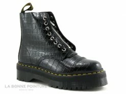 Le moins cher ? Femme Dr Martens SINCLAIR Black Patent 26260001 - ? Boots Noir Verni Plateforme ?