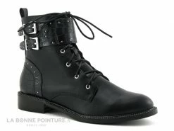 Meilleur prix ? The Divine Factory QL4025 - Noir - Bottines A Lacet Femme ?