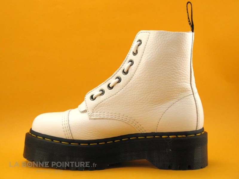 Vente flash ? Femme Dr Martens SINCLAIR White Aunt Sally 26261100 - ? Boots Plateforme Blanc ? 3 Vente flash ? Femme Dr Martens SINCLAIR White Aunt Sally 26261100 - ? Boots Plateforme Blanc ? – Image 3