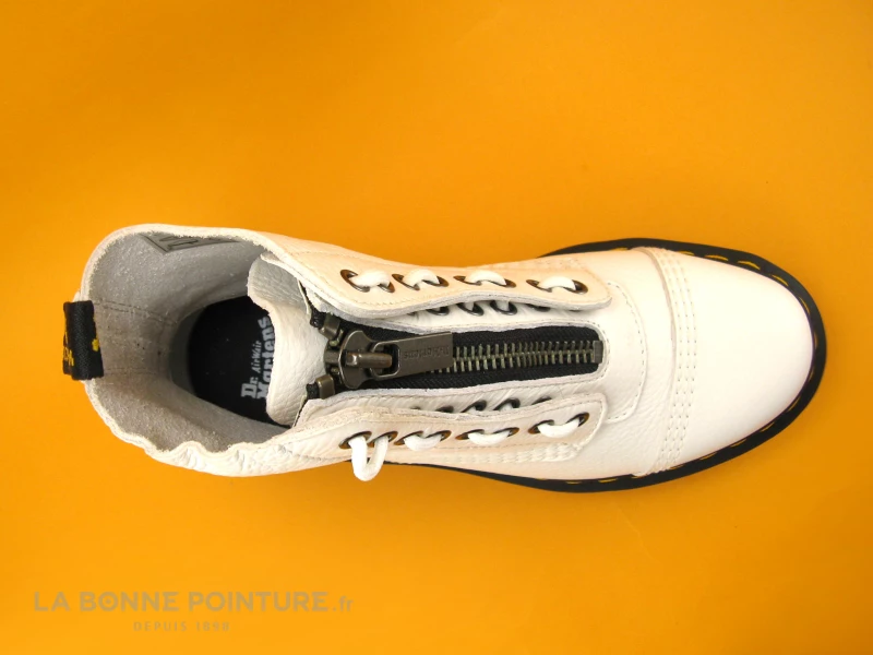 Vente flash ? Femme Dr Martens SINCLAIR White Aunt Sally 26261100 - ? Boots Plateforme Blanc ? 6 Vente flash ? Femme Dr Martens SINCLAIR White Aunt Sally 26261100 - ? Boots Plateforme Blanc ? – Image 6