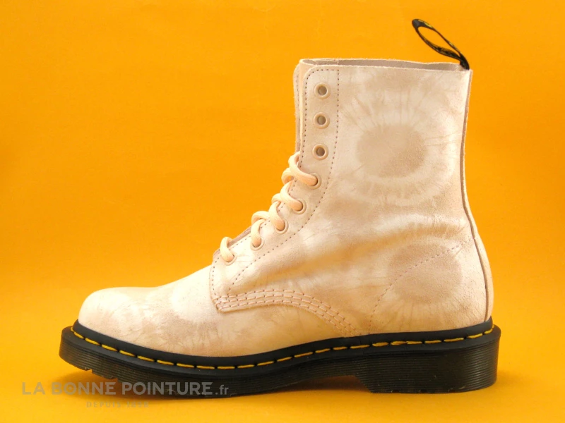 Meilleure affaire ⭐ Femme Dr Martens 1460 PASCAL SHELL Pink White Tie Dye Suede - Bottine ? 3 Meilleure affaire ⭐ Femme Dr Martens 1460 PASCAL SHELL Pink White Tie Dye Suede - Bottine ? – Image 3