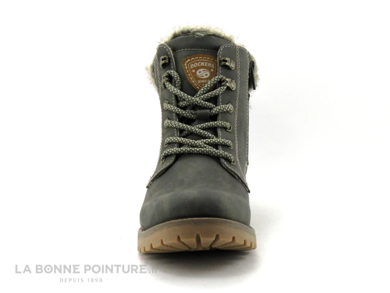 De gros ? Dockers 43FA308 Kaki - Col Fourrure - Bottine Lacet Femme ✨ 2 De gros ? Dockers 43FA308 Kaki - Col Fourrure - Bottine Lacet Femme ✨ – Image 2