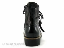 Bon marché ? Femme Fugitive GENETE Noir Verni - LPSY159 - Bottine A Lacet Noire Avec Zip ⭐ -Mustang Shop unnamed file 6274