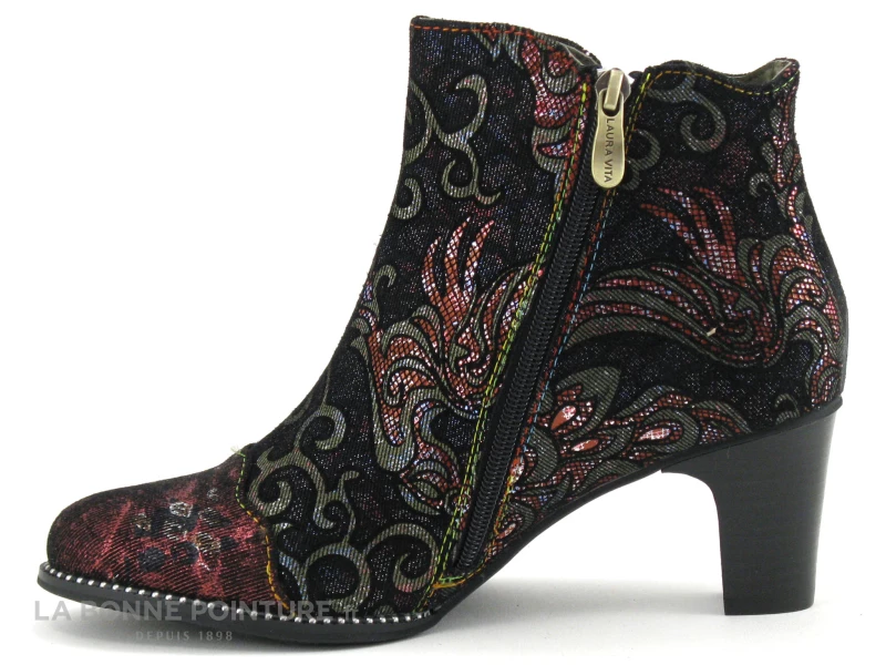 De gros ? Femme Laura Vita ELCODIEO 212A Wine - ? Boots Bordeaux Talon Haut ? 3 De gros ? Femme Laura Vita ELCODIEO 212A Wine - ? Boots Bordeaux Talon Haut ? – Image 3