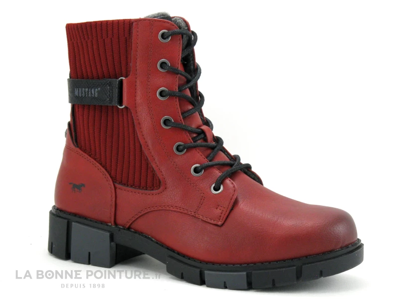 Meilleure affaire ? Mustang ? Shoes Mustang 1443 502 5 - Bottine Rouge Femme ? 1 Meilleure affaire ? Mustang ? Shoes Mustang 1443 502 5 - Bottine Rouge Femme ?