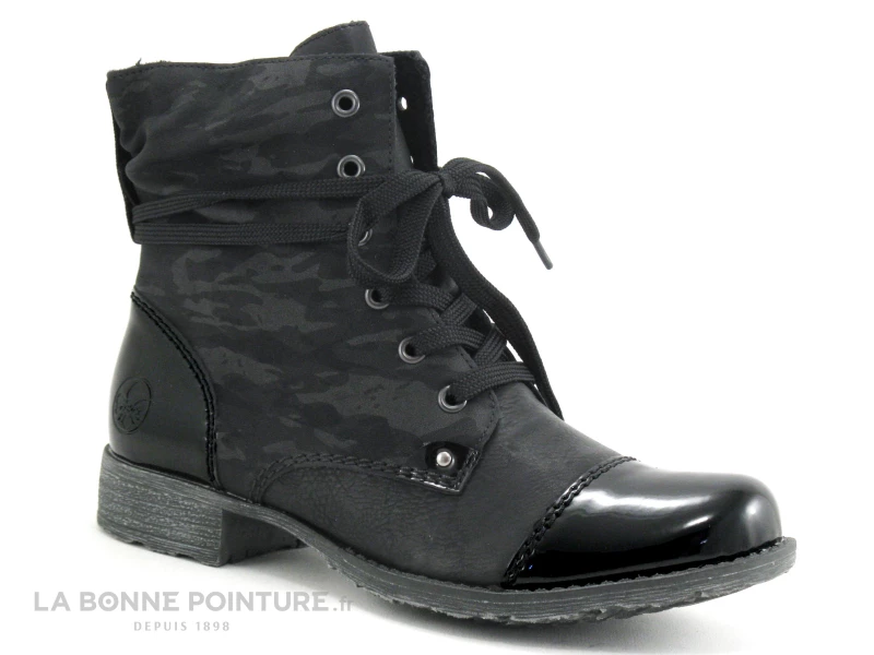 De gros ? Femme Rieker 70822-00 Noir - Chaussure Montante Lacet Cheville ❤️ 1 De gros ? Femme Rieker 70822-00 Noir - Chaussure Montante Lacet Cheville ❤️