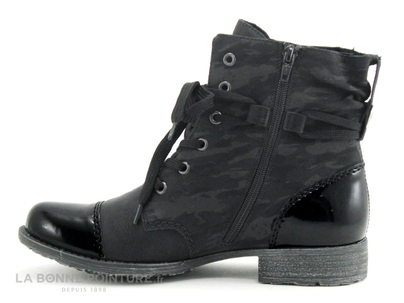De gros ? Femme Rieker 70822-00 Noir - Chaussure Montante Lacet Cheville ❤️ 3 De gros ? Femme Rieker 70822-00 Noir - Chaussure Montante Lacet Cheville ❤️ – Image 3