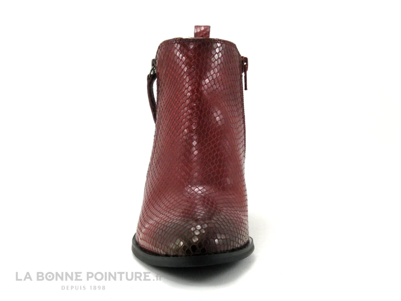 Budget ? MamZelle TILIA Serpent Cerise - Bottine Femme En Cuir Rouge ? 2 Budget ? MamZelle TILIA Serpent Cerise - Bottine Femme En Cuir Rouge ? – Image 2