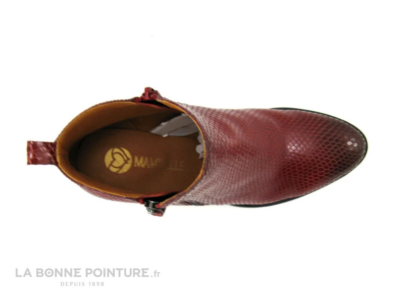 Budget ? MamZelle TILIA Serpent Cerise - Bottine Femme En Cuir Rouge ? 6 Budget ? MamZelle TILIA Serpent Cerise - Bottine Femme En Cuir Rouge ? – Image 6