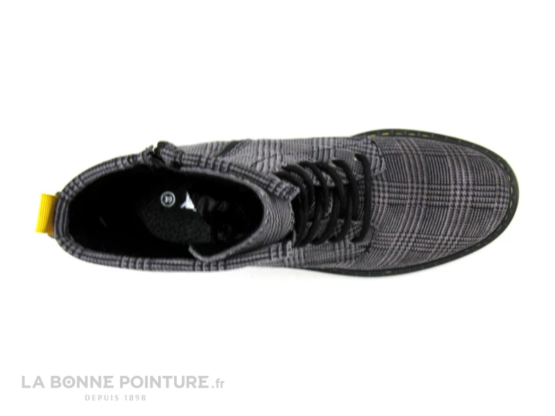 Promo ? Moran's Morans BAIGNAN Gris Ecossais - Bottine Rangers Femme ? 6 Promo ? Moran's Morans BAIGNAN Gris Ecossais - Bottine Rangers Femme ? – Image 6