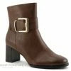 Vente flash ? Femme Marco Tozzi 2-25346-27 Chestnut - ? Boots Marron Avec Boucle Or ?