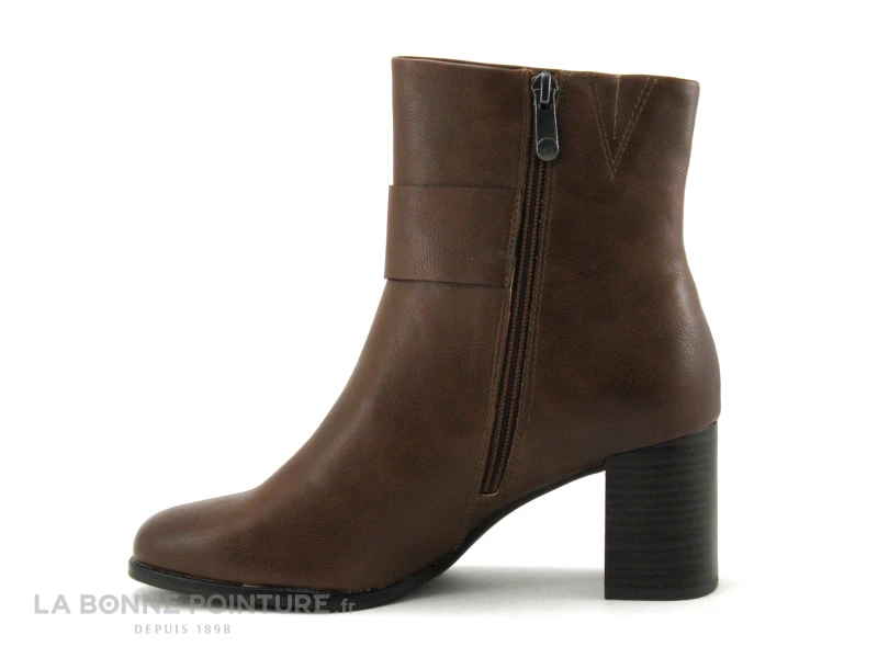 Vente flash ? Femme Marco Tozzi 2-25346-27 Chestnut - ? Boots Marron Avec Boucle Or ? 3 Vente flash ? Femme Marco Tozzi 2-25346-27 Chestnut - ? Boots Marron Avec Boucle Or ? – Image 3