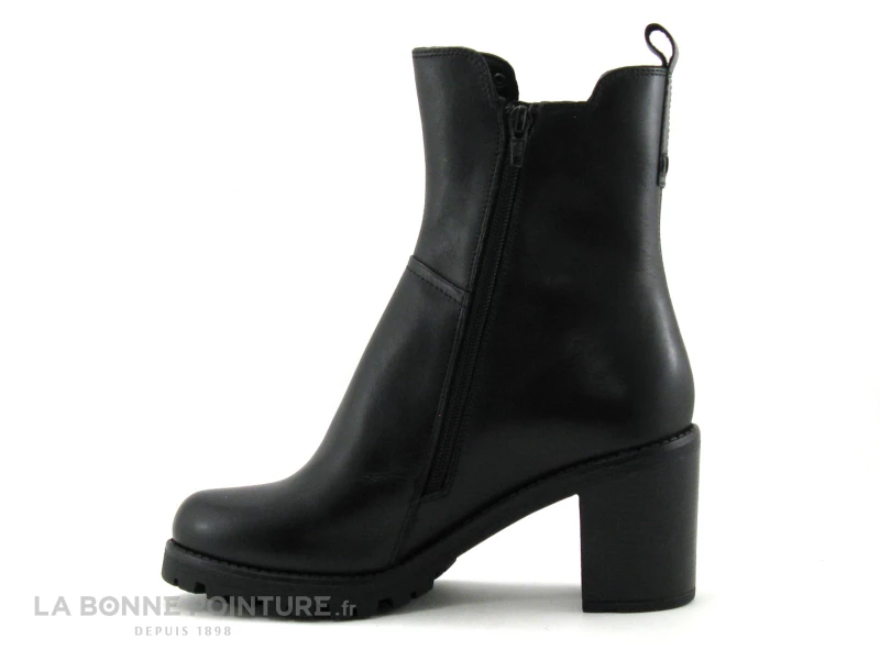 Meilleure affaire ? Femme Lily Mood FLOW Noir - P663601 - ? Boots Noires Talon Epais ⌛ 3 Meilleure affaire ? Femme Lily Mood FLOW Noir - P663601 - ? Boots Noires Talon Epais ⌛ – Image 3