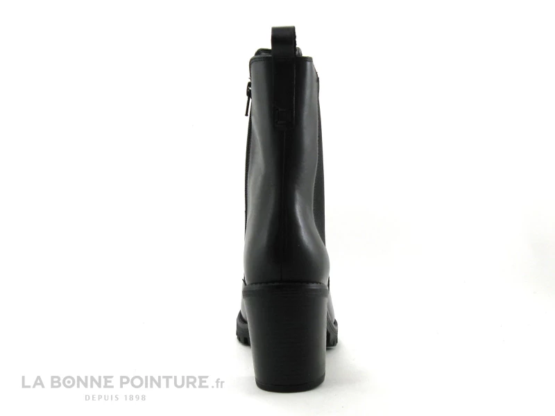 Meilleure affaire ? Femme Lily Mood FLOW Noir - P663601 - ? Boots Noires Talon Epais ⌛ 4 Meilleure affaire ? Femme Lily Mood FLOW Noir - P663601 - ? Boots Noires Talon Epais ⌛ – Image 4