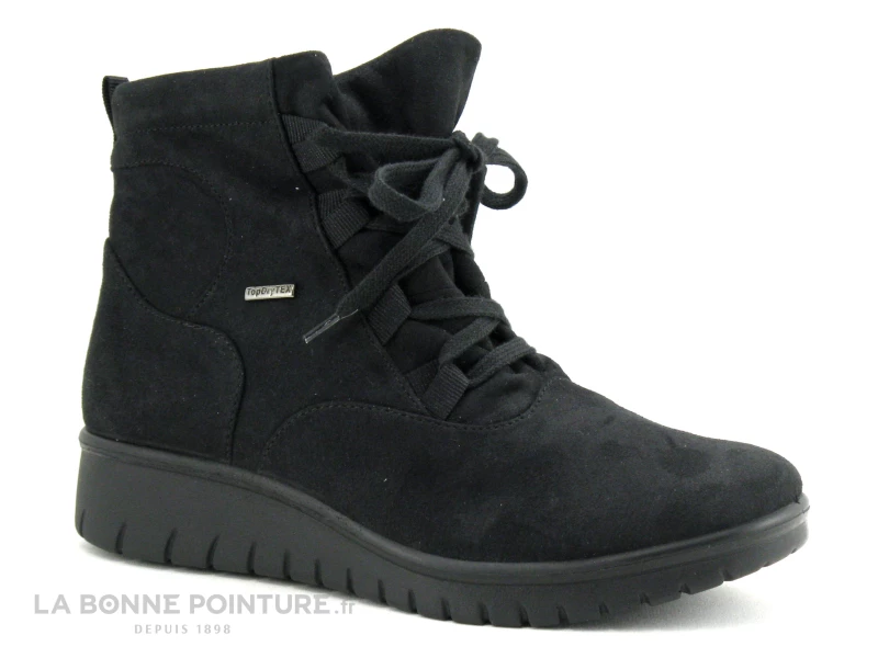 Le moins cher ❤️ Westland CALAIS 08 Noir - Bottine Femme Noire - Talon Compense ? 5 Le moins cher ❤️ Westland CALAIS 08 Noir - Bottine Femme Noire - Talon Compense ? – Image 5