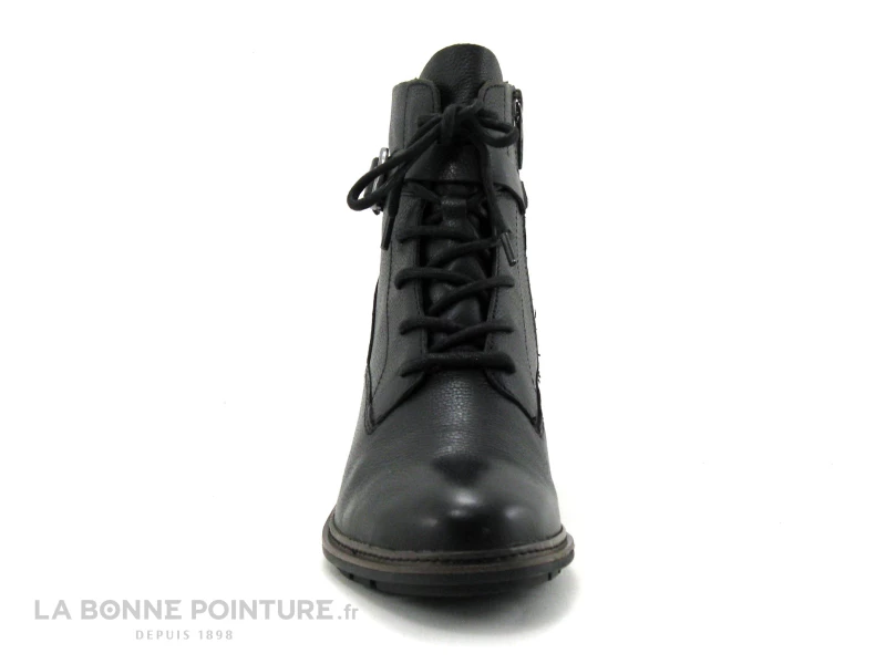 Coupon ? Tamaris 1-25856-29 Black - Bottine A Lacet Femme Cuir Noir ? 2 Coupon ? Tamaris 1-25856-29 Black - Bottine A Lacet Femme Cuir Noir ? – Image 2