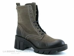 De gros ? Femme Venus 2251202k - Bottine Beige A Lacet - Talon Large ?