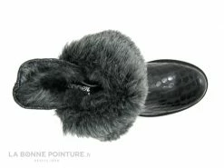 Le moins cher ? Hooper JUNO Croco Noir - Bottine Femme Interieur Fourrure ? -Mustang Shop unnamed file 6502