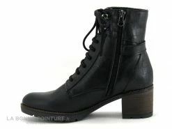 Nouveau ? Femme Jordana 60 Noir - Bottine A Lacet Cuir Noir - Talon Epais ? 9 Nouveau ? Femme Jordana 60 Noir - Bottine A Lacet Cuir Noir - Talon Epais ? -Mustang Shop unnamed file 6527