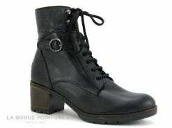 Nouveau ? Femme Jordana 60 Noir - Bottine A Lacet Cuir Noir - Talon Epais ? 11 Nouveau ? Femme Jordana 60 Noir - Bottine A Lacet Cuir Noir - Talon Epais ? -Mustang Shop unnamed file 6529