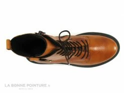 Remise ? Karyoka TORI Cuir Marron - Bottine A Lacet Femme Cuir Marron ? -Mustang Shop unnamed file 6549