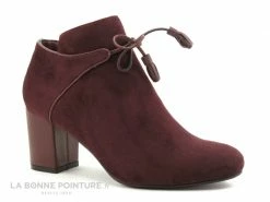 Acheter ? Femme The Divine Factory - TDF3109 Bordeaux - Low ? Boots Talon ?
