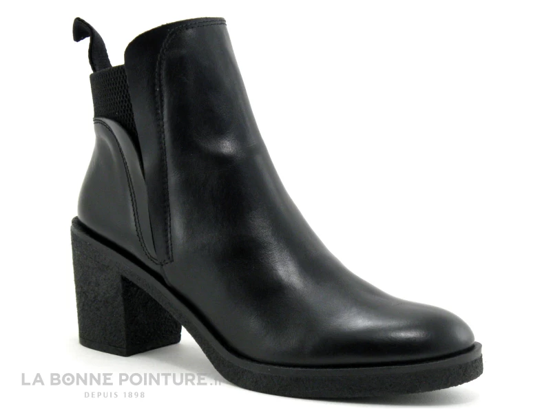 Meilleure affaire ? Femme Porronet 4031 Noir - ? Boots Talon Haut - Semelle Crepe Noir ? 5 Meilleure affaire ? Femme Porronet 4031 Noir - ? Boots Talon Haut - Semelle Crepe Noir ? – Image 5