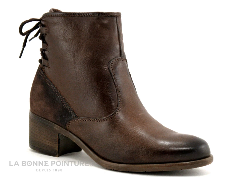 Budget ? Femme Com Un Point ADVILLA Marron - Lacet Arriere - ? Boots Fourree ? 5 Budget ? Femme Com Un Point ADVILLA Marron - Lacet Arriere - ? Boots Fourree ? – Image 5